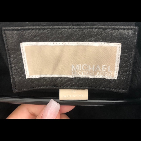 Michael Kors leather jacket - Picture 2 of 5